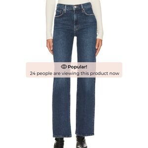 Agolde Men’s Blue Straight-Leg Jeans